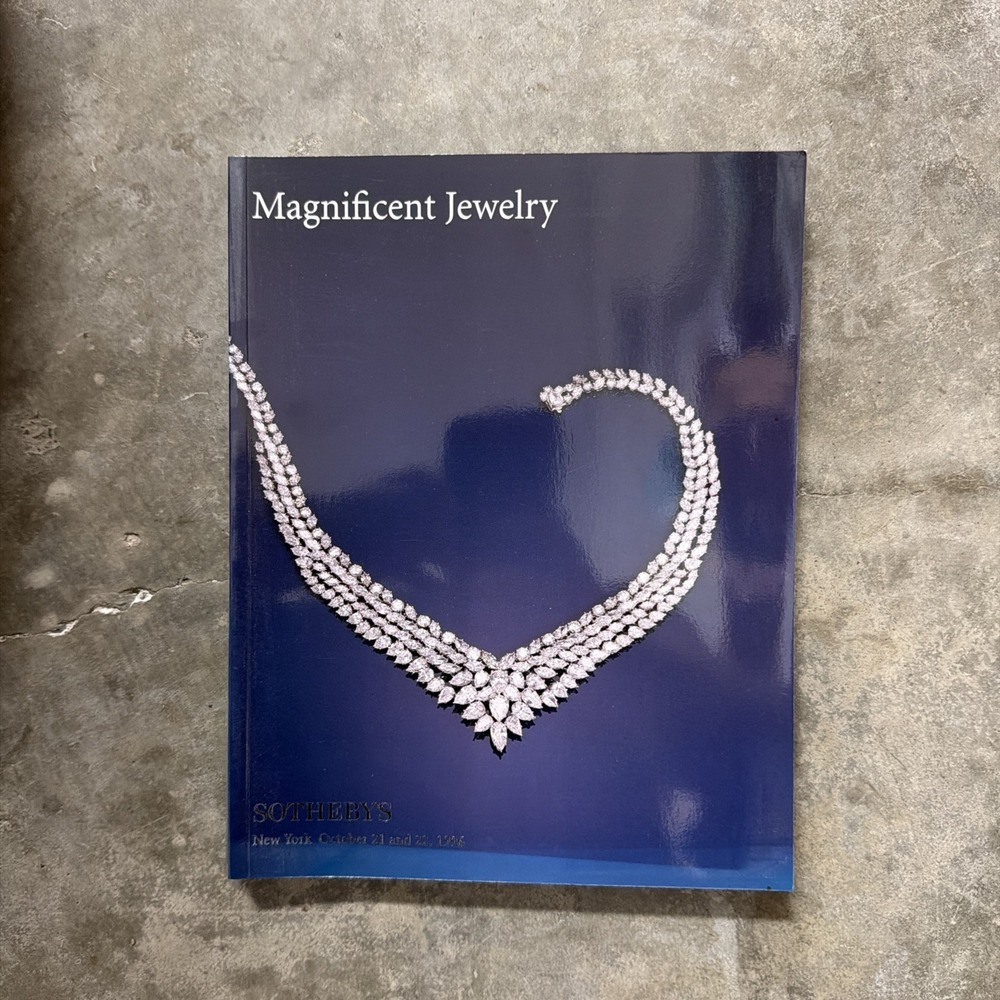 Sothebys Magnificent Jewelry Auction Catalog New York October 1996